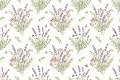 Watercolor seamless repeat pattern Mother's Day Product Image 1