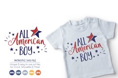 Patriotic SVG Cut Files - All American Boy Product Image 1