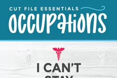 Coronavirus svg for COVID-19 - I can't stay home I'm a nurse Product Image 3