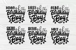 Birthday Boy SVG, Birthday Squad Svg, Family Shirt Quotes Product Image 5