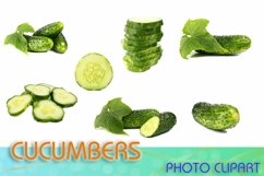 Cucumbers photo clipart Product Image 1