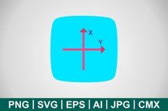 Vector Axis Icon Product Image 1