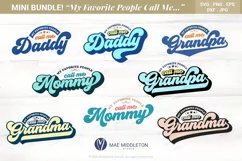 My Favorite People Call me Daddy, Grandpa, Mommy & Grandma Product Image 1