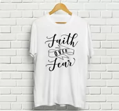 Faith over Fear SVG DXF PNG EPS Product Image 2
