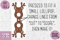 Christmas lolly holder | Paper cutting | lolly holder Product Image 2