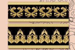 SCYTHIAN ETHNICS. ETHNIC SET. Patterns and borders Product Image 3