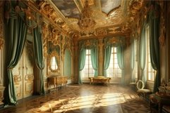 Opulent Baroque interior. Generate Ai Product Image 1