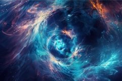 Cosmic vortex in vibrant hues Product Image 1