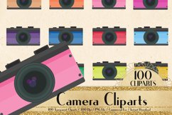 100 Photo Camera Clip Arts in 100 Different Colors Product Image 1