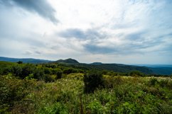 Rural Kakhetian landscape in Georgia with the fields and sky Product Image 1