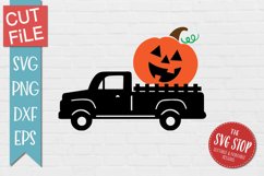 Halloween Truck SVG | Kids Halloween Shirt Printable Product Image 1