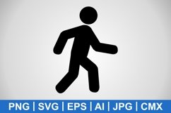 Vector Walking Icon Product Image 1