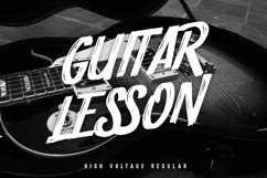 Web Font HIGH VOLTAGE Typeface Product Image 2