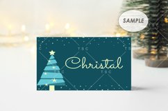 Christmas Place Card Mockup / 3.5&quot;x2&quot; Card Product Image 3