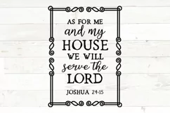 As for me and my house we will serve the lord joshua 24 15 Product Image 1
