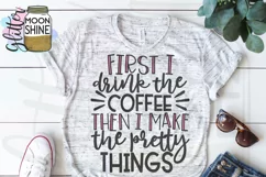 First I Drink Coffee Crafter SVG DXF PNG EPS Cutting File Product Image 2