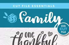 Gigi svg - One thankful Gigi - a grandma svg for crafters Product Image 5