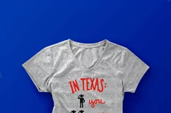 SVG File Texas Funny, Cowboy SVG, Texas Cut File, Cricut Product Image 2