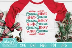 Christmas Word Art SVG | Farmhouse Christmas Sign SVG Product Image 7
