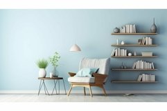 serene light blue wall Product Image 1