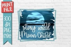 Moon Child Sublimation Design Product Image 1