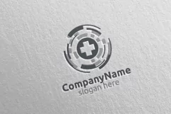 Biomedicine Cross Medical Hospital Logo 11 Product Image 5