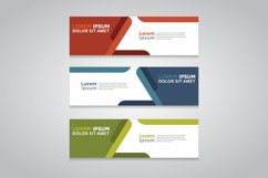 Vector abstract design banner web template. Product Image 1