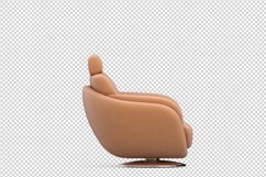 Isometric Arm Chair 3D isolated render Product Image 1