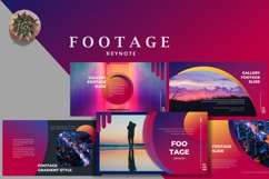 Footage Gradient - Creative Keynote Template Product Image 1