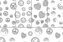 Peace, Happiness, Love, Balance - Pattern Set Product Image 1