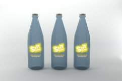 Soft Drink Three Bottle Mockup Product Image 1
