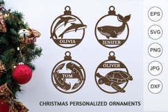 Christmas personalized ornaments / Christmas ornaments Product Image 1