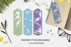 Bookmark Cut files / Bookmark paper cut SVG Product Image 1
