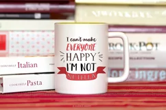 I'm not Nutella Funny Quote Clipart PNG for Sublimation Product Image 1