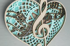 Music laser cut file - dedicated to the Love of Music Product Image 7