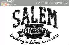Grunge Salem University cut File - SVG DXF EPS AI PNG Product Image 1