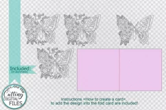 Pop up floral butterfly Mothers Day Sister Love you svg card Product Image 2