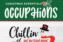 Healthcare worker Christmas svg, a health care worker svg Product Image 6
