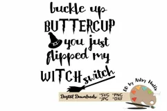 Halloween svg cut file Trick or Treat with witch svg file Product Image 2