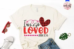 I am so loved - Jesus SVG EPS DXF PNG Cutting File Product Image 2