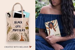 Black and Proud. Abstract woman set. Product Image 7