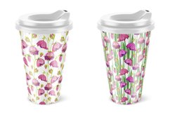 seamless watercolor flower patterns digital paper Product Image 4