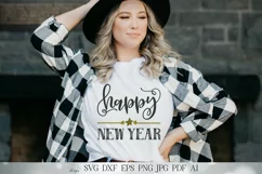Happy New Year SVG | New Year's Eve SVG | Farmhouse Sign SVG Product Image 3