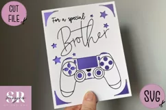 Brother Gamer card| Paper cutting | Gamer card SVG Product Image 2