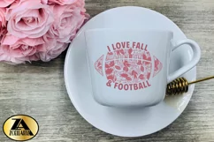Football SVG PNG EPS DXF Fall Quotes SVG FALL SVG Cut file Product Image 5