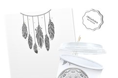 Dreamcatchers Clip Art - Boho Design Elements - PNG Product Image 2