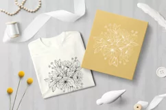 Flowers illustration / Flowers PNG / Flowers sublimation Product Image 2