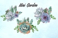 Watercolor Succulents Clip Art Product Image 2