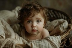 Innocent gaze of a toddler Product Image 1