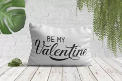 Be My Valentine calligraphy lettering SVG, PNG, EPS vector Product Image 3